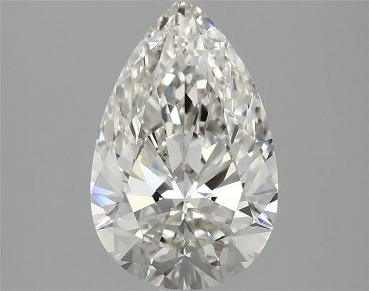 1.98ct H VS1 Rare Carat Ideal Cut Pear Lab Grown Diamond