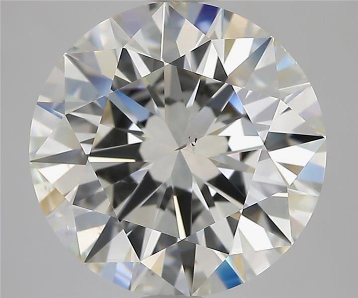 5.01ct J SI1 Excellent Cut Round Diamond