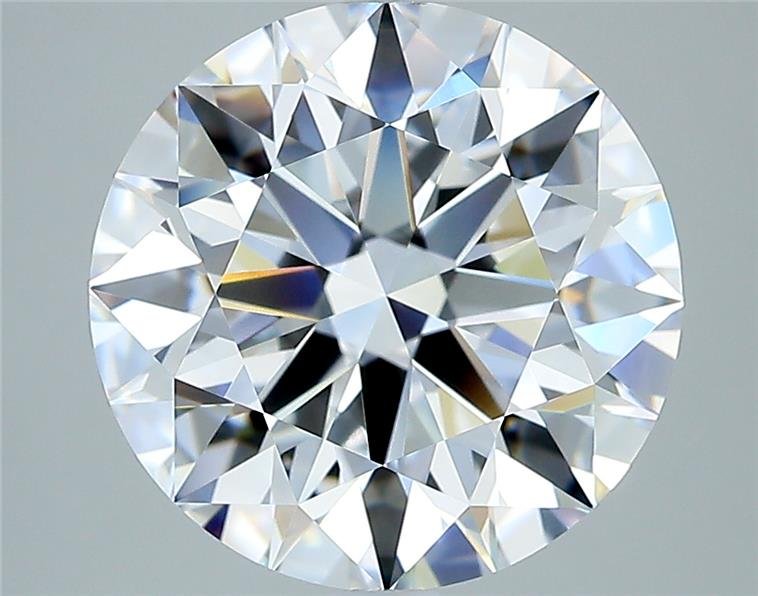 5.26ct D FL Excellent Cut Round Diamond