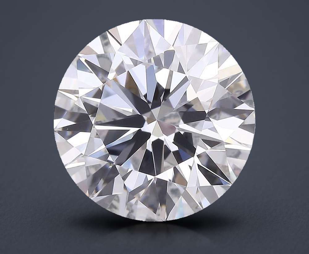 4.08 Carat Round Lab Diamond