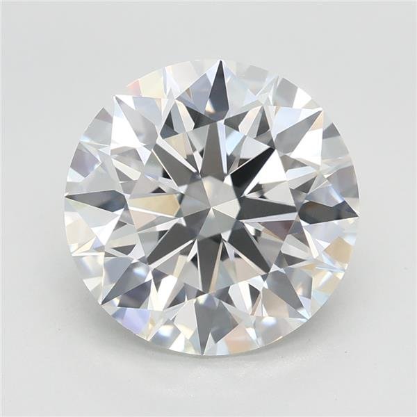 3.06ct F VVS1 Rare Carat Ideal Cut Round Lab Grown Diamond