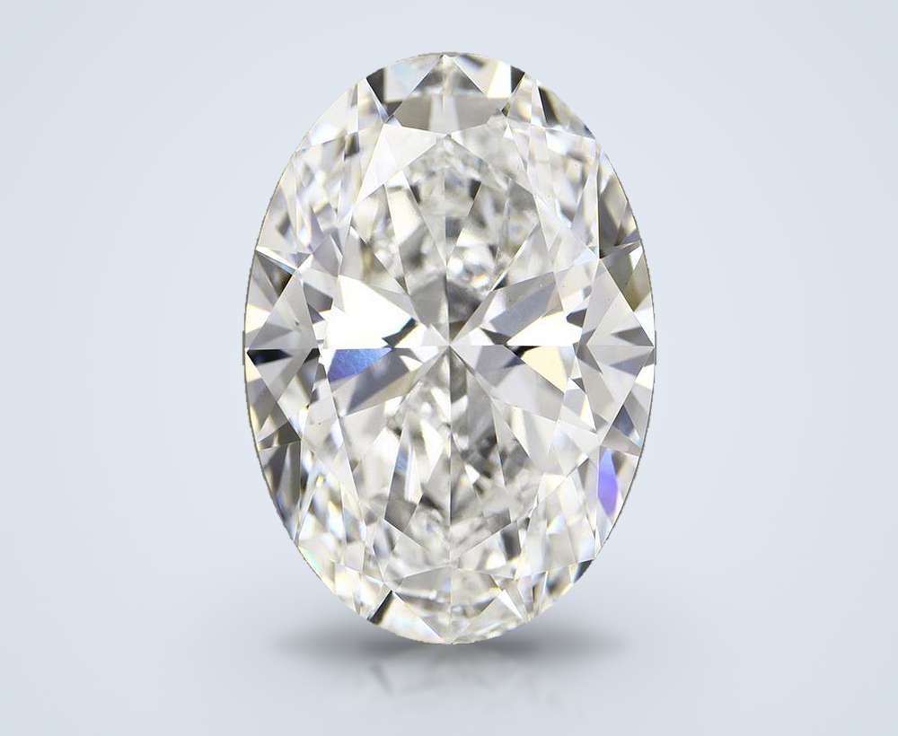 9.76 Carat Oval Lab Diamond
