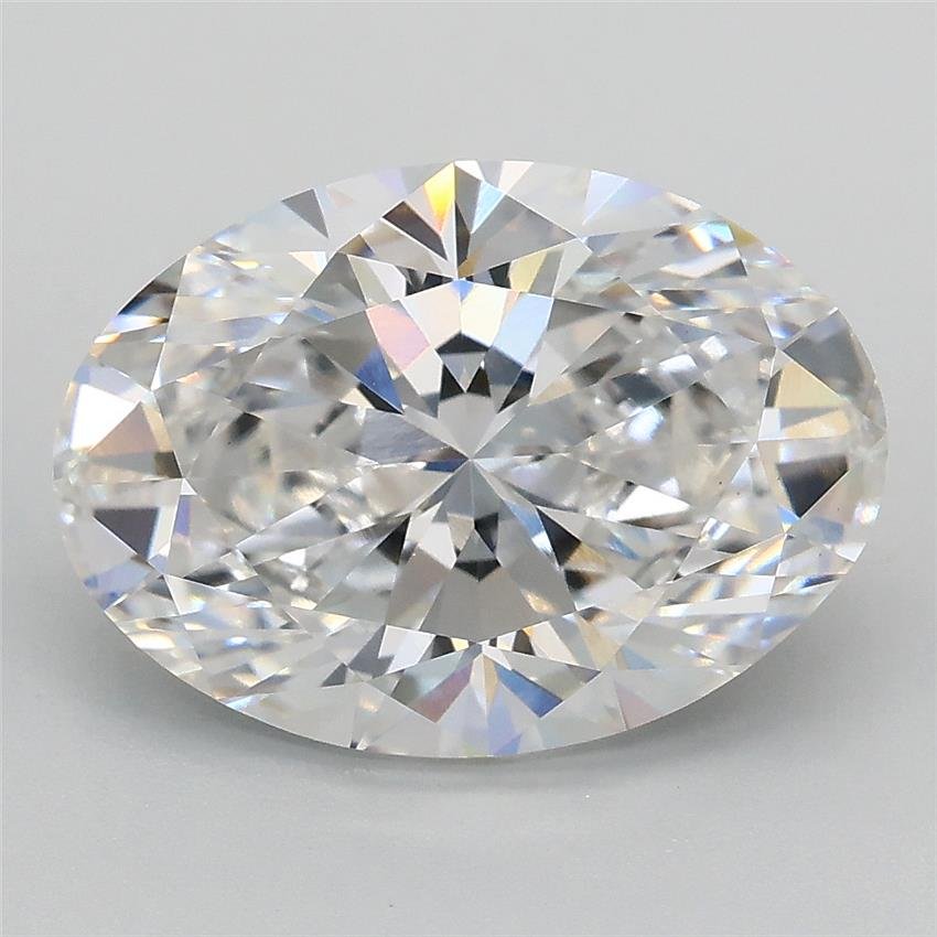 3.51ct E VS1 Rare Carat Ideal Cut Oval Lab Grown Diamond