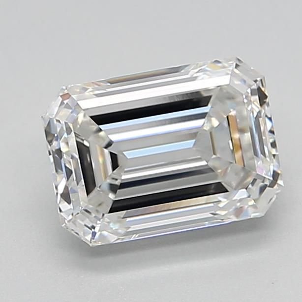 1.55ct F VVS2 Rare Carat Ideal Cut Emerald Lab Grown Diamond