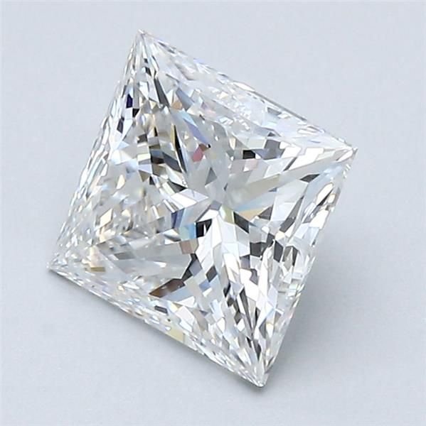 1.56ct F VS2 Rare Carat Ideal Cut Princess Diamond