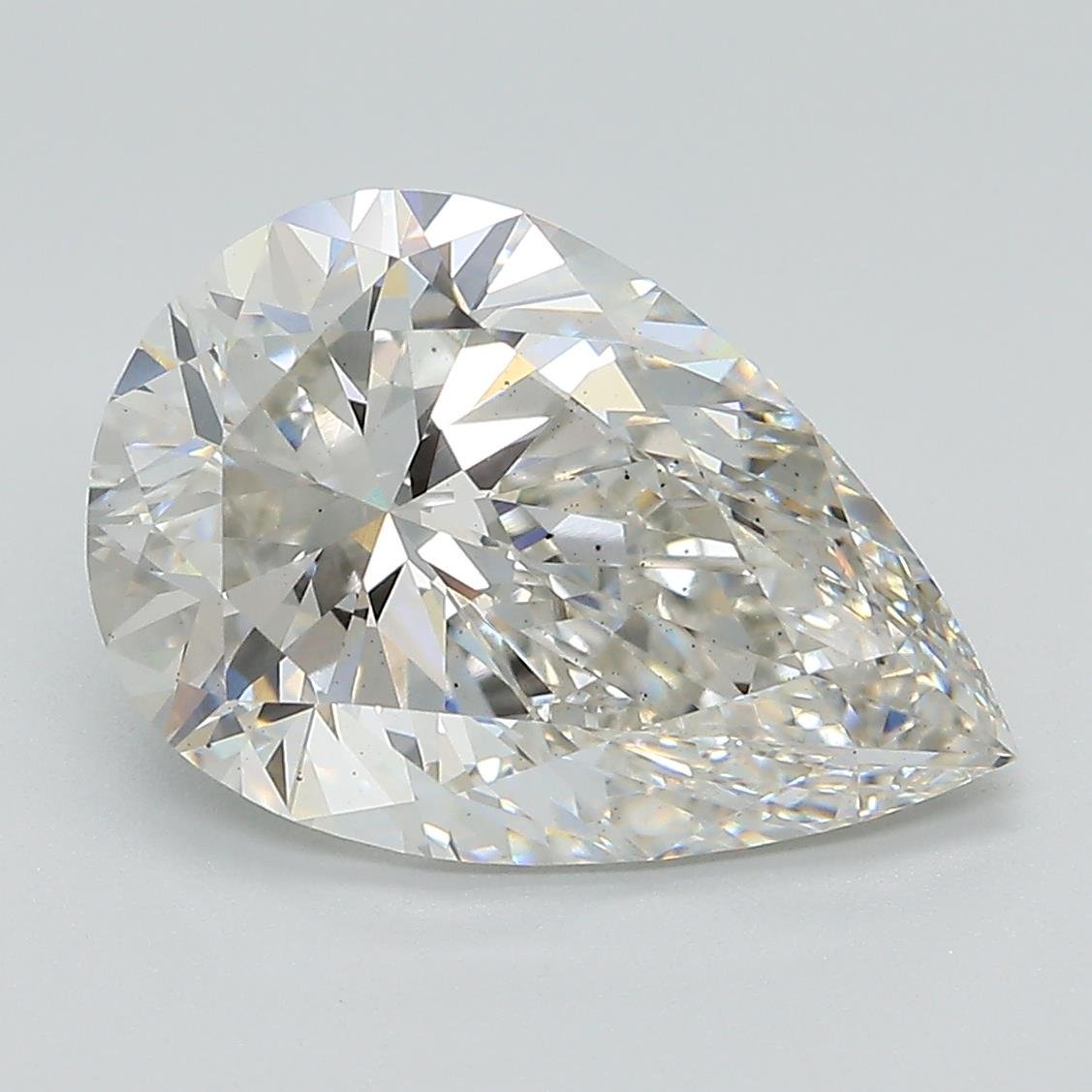 4.76ct G VS2 Rare Carat Ideal Cut Pear Lab Grown Diamond