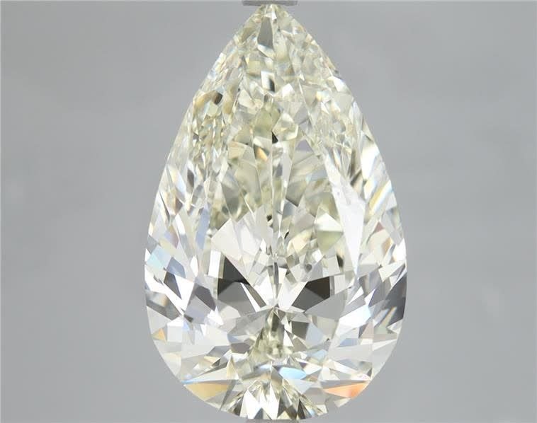 5.01ct K VS1 Rare Carat Ideal Cut Pear Diamond