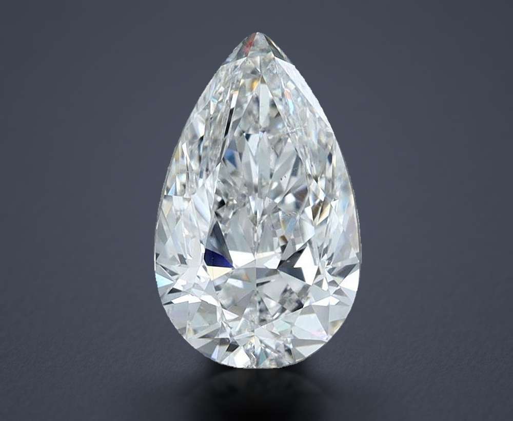 1.80 Carat Pear Natural Diamond