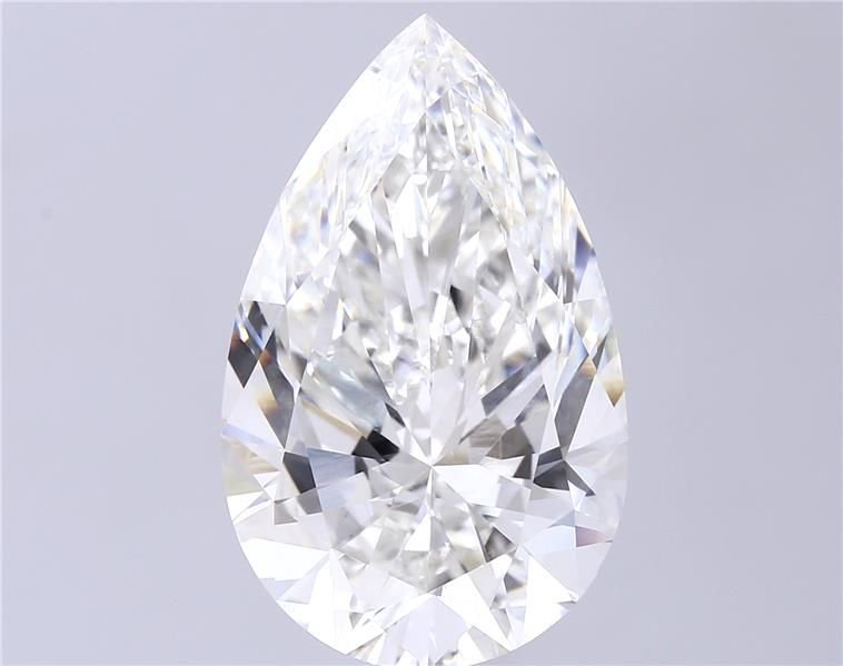 15.08ct F VVS2 Rare Carat Ideal Cut Pear Lab Grown Diamond