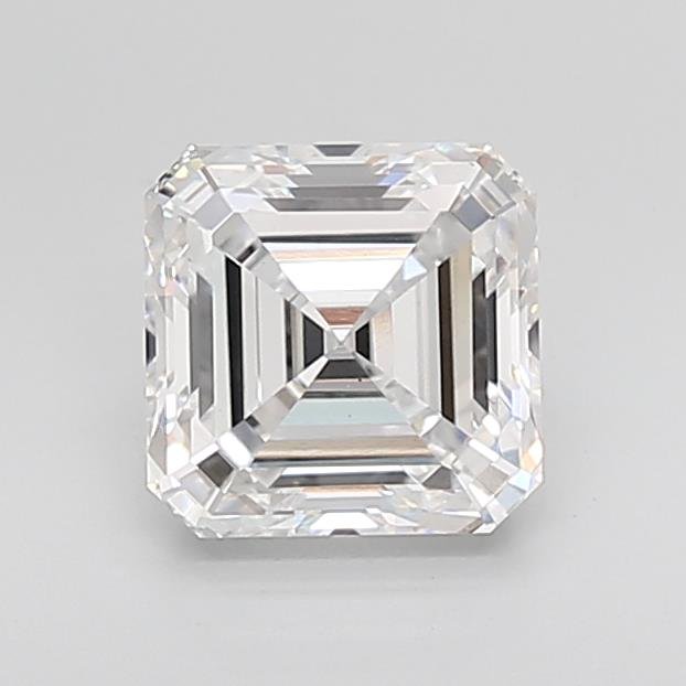 3.08ct D VS1 Rare Carat Ideal Cut Asscher Lab Grown Diamond