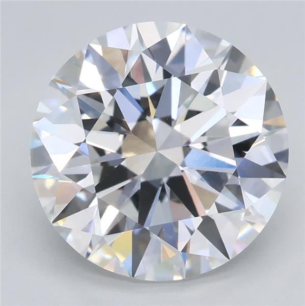 3.03ct F VS1 Rare Carat Ideal Cut Round Lab Grown Diamond