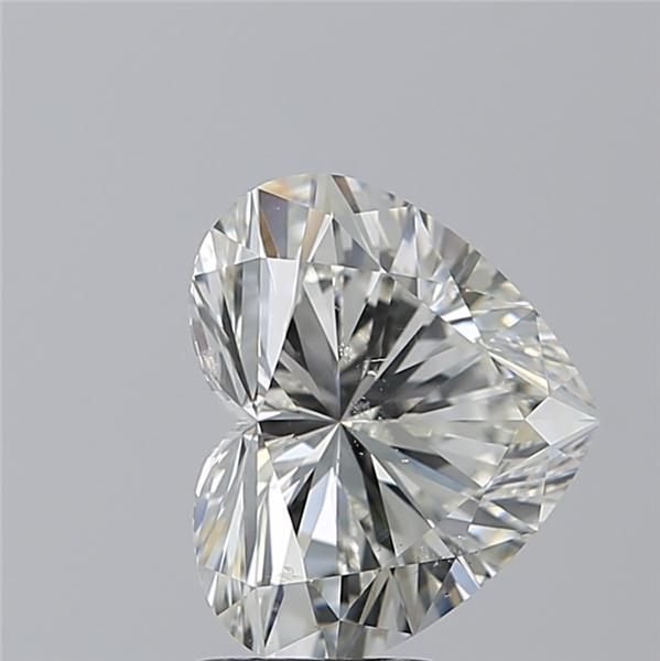 4.01ct J SI2 Rare Carat Ideal Cut Heart Diamond