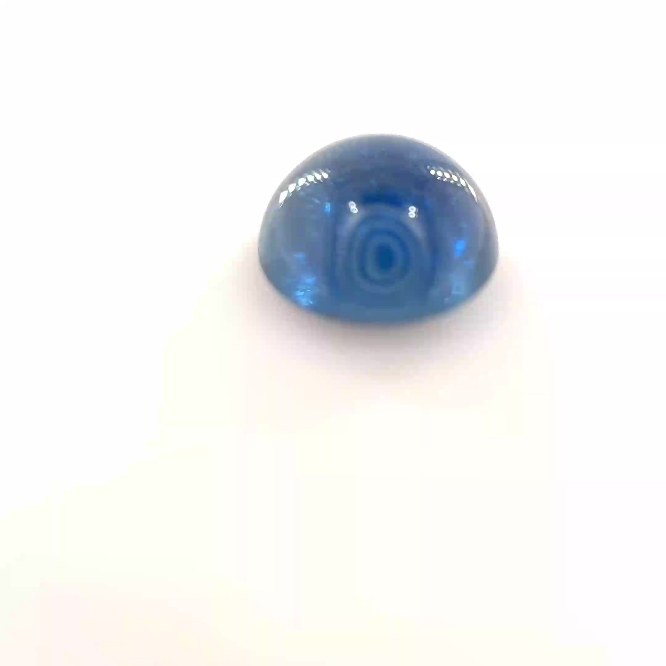 2.23 Carat Deep Blue Round Sapphire