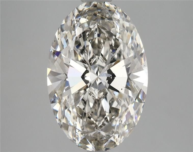 3.13ct H SI1 Rare Carat Ideal Cut Oval Lab Grown Diamond