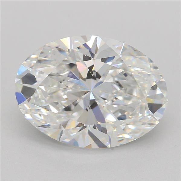 2.20ct F VS1 Rare Carat Ideal Cut Oval Lab Grown Diamond