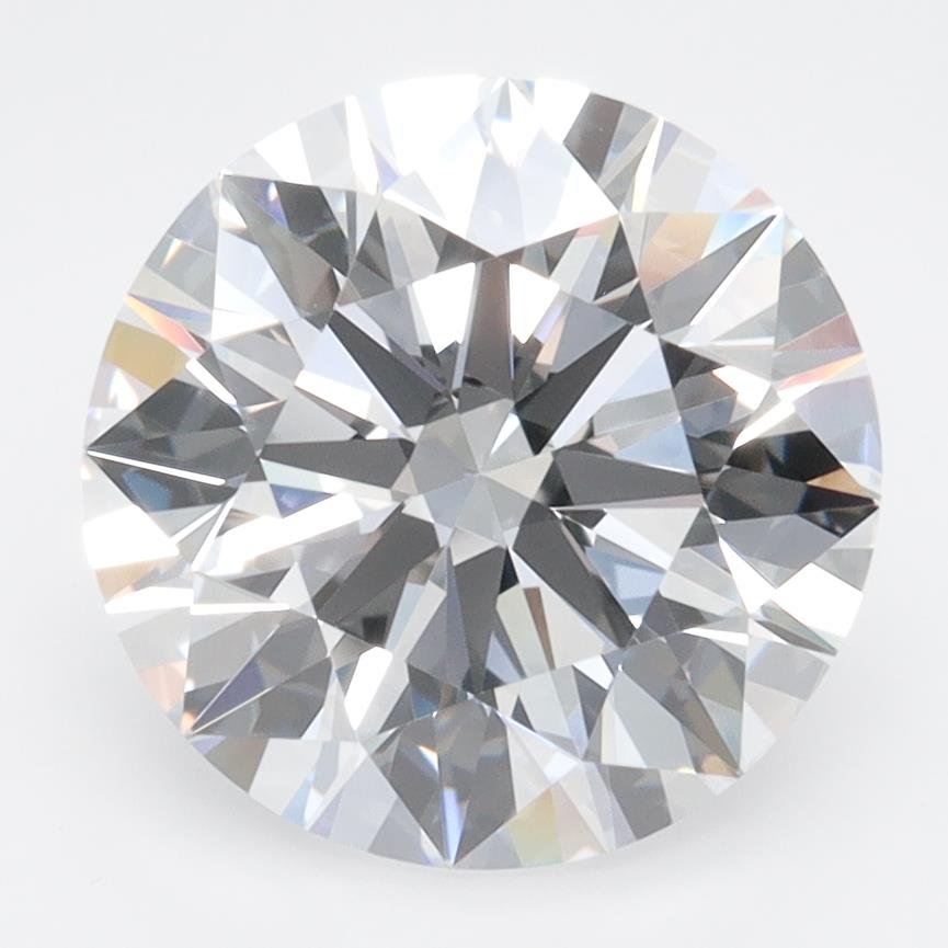 3.79ct D VVS1 Rare Carat Ideal Cut Round Lab Grown Diamond