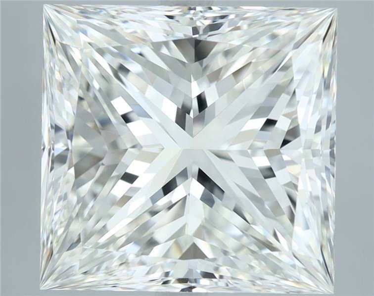 8.02ct J IF Very Good Cut Princess Diamond