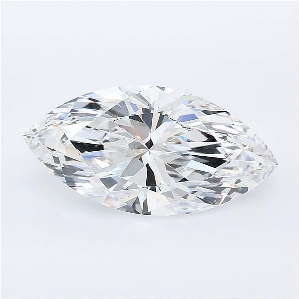 3.56ct E VS2 Rare Carat Ideal Cut Marquise Lab Grown Diamond