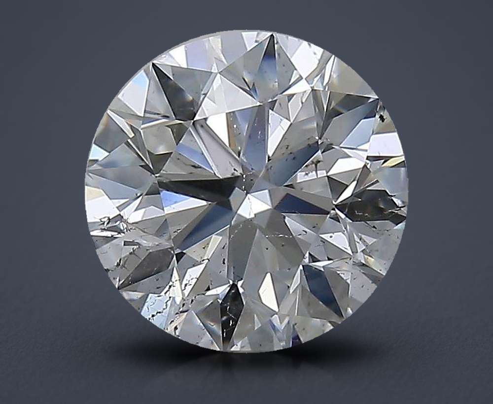 2.50 Carat Round Natural Diamond