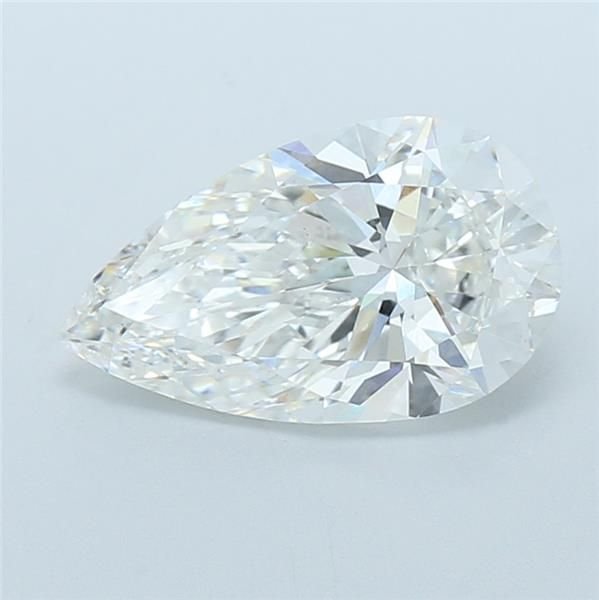 3.22ct F VS1 Rare Carat Ideal Cut Pear Lab Grown Diamond