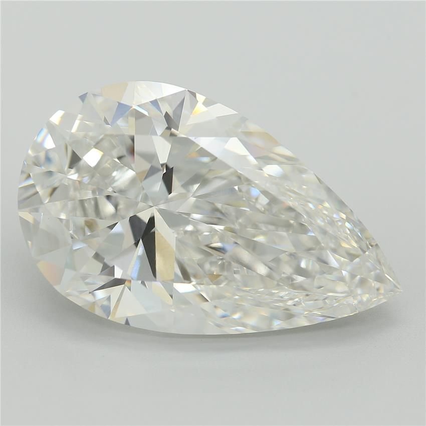 11.06ct F VS1 Rare Carat Ideal Cut Pear Lab Grown Diamond
