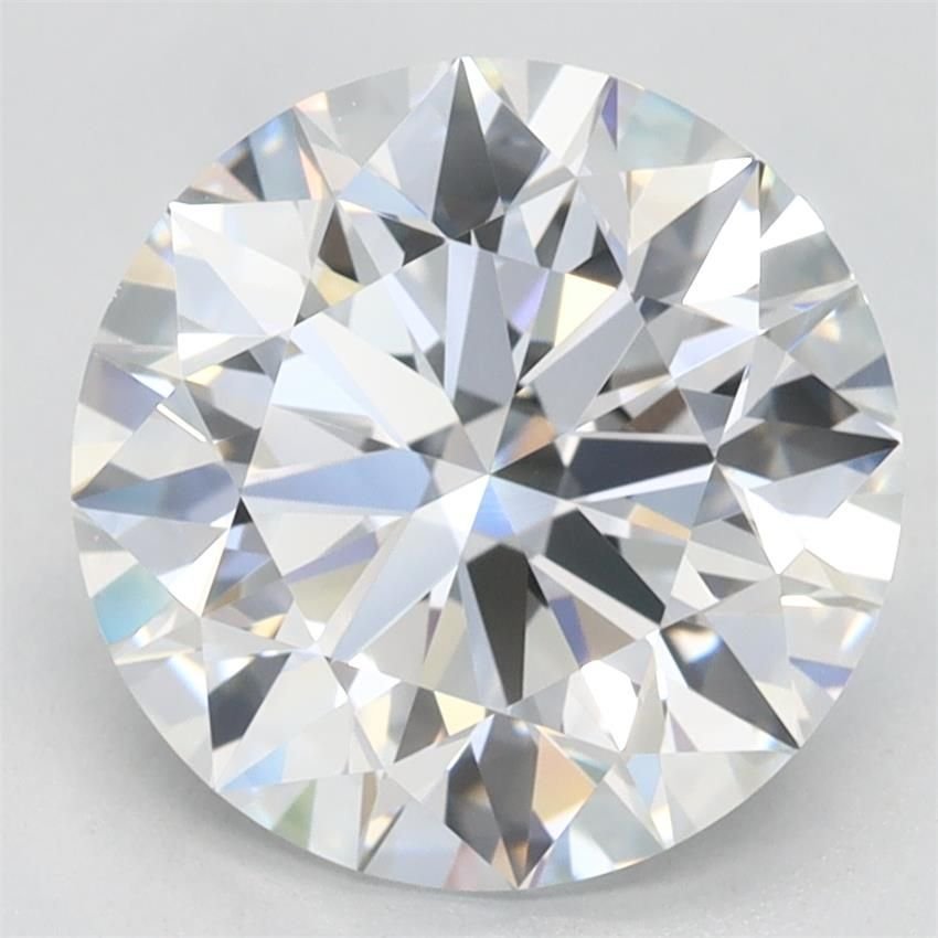 3.21ct D VVS1 Rare Carat Ideal Cut Round Lab Grown Diamond