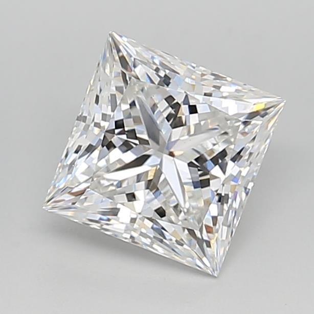 2.10ct E VS1 Rare Carat Ideal Cut Princess Lab Grown Diamond