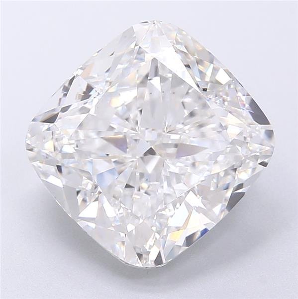 6.43ct E VS1 Rare Carat Ideal Cut Cushion Lab Grown Diamond