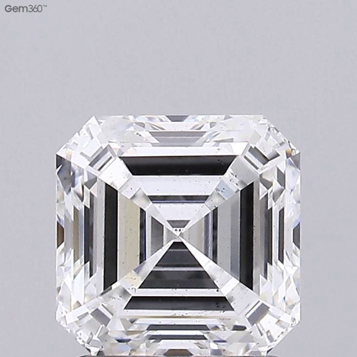 1.48ct E SI1 Excellent Cut Asscher Lab Grown Diamond