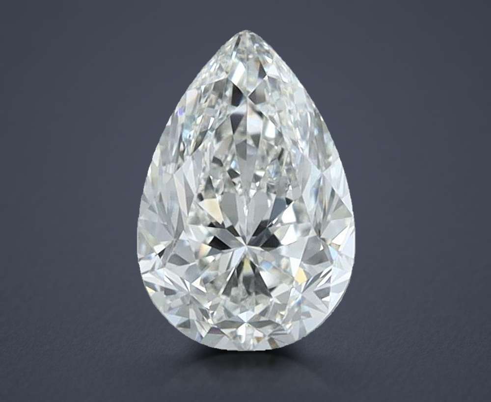 0.90 Carat Pear Natural Diamond