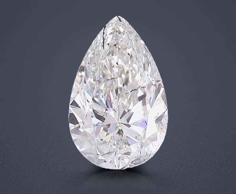 2.01 Carat Pear Natural Diamond