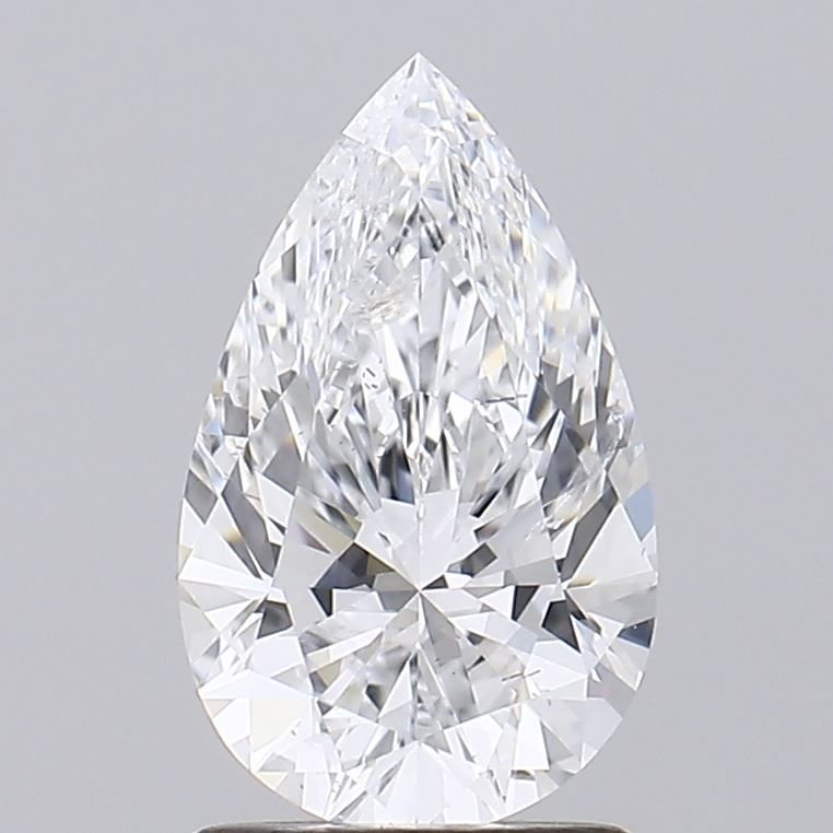 1.57ct E SI2 Rare Carat Ideal Cut Pear Lab Grown Diamond