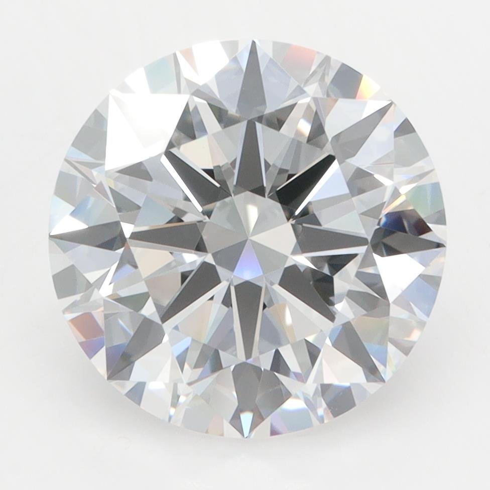 4.86ct D FL Rare Carat Ideal Cut Round Lab Grown Diamond