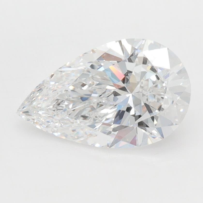 1.37ct E VVS1 Rare Carat Ideal Cut Pear Lab Grown Diamond