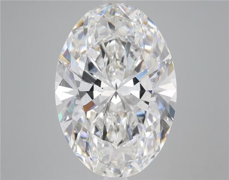 8.83ct F SI1 Rare Carat Ideal Cut Oval Lab Grown Diamond