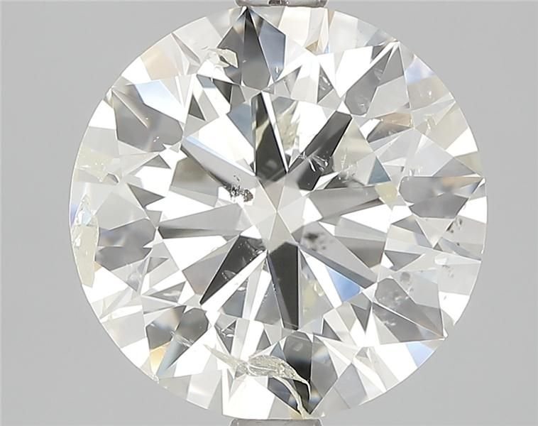 3.02ct J SI2 Rare Carat Ideal Cut Round Diamond