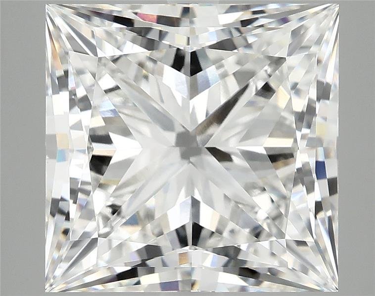8.04ct E VVS2 Rare Carat Ideal Cut Princess Lab Grown Diamond