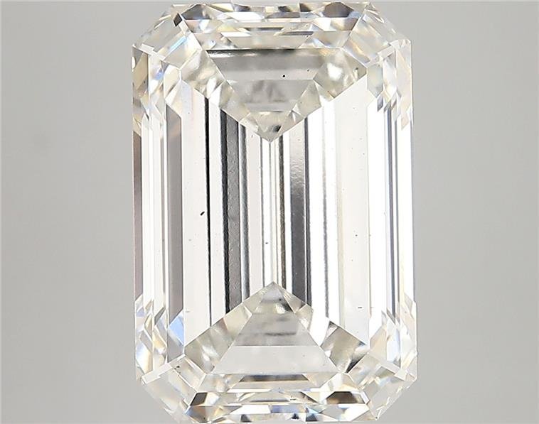 7.27ct H VS2 Rare Carat Ideal Cut Emerald Lab Grown Diamond