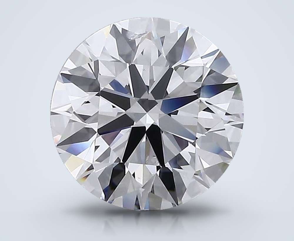 3.08 Carat Round Lab Diamond