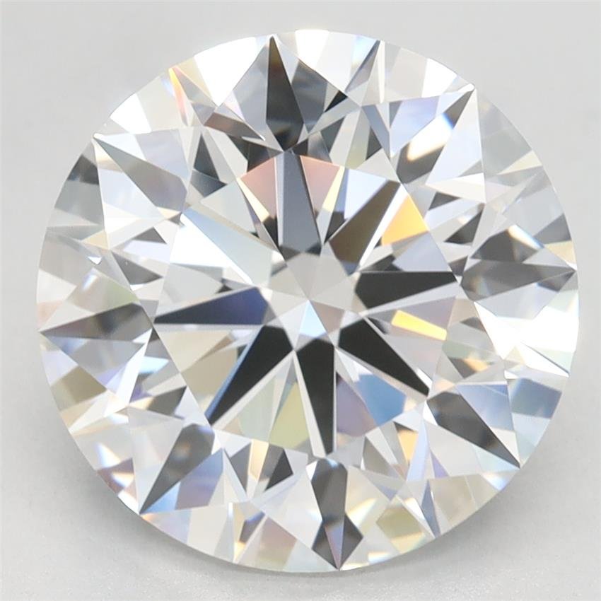 4.09ct F VVS2 Rare Carat Ideal Cut Round Lab Grown Diamond