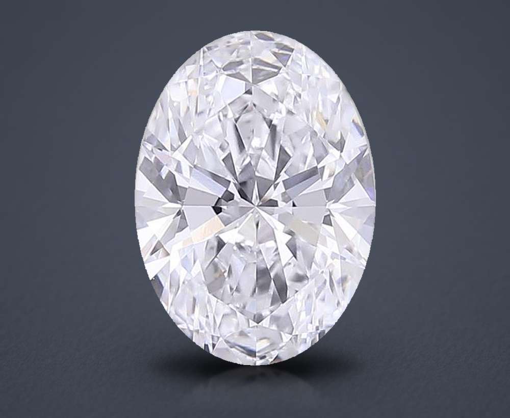 3.44 Carat Oval Lab Diamond