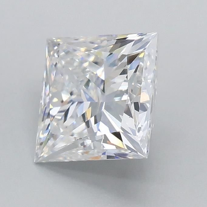 1.10ct D VVS2 Rare Carat Ideal Cut Princess Lab Grown Diamond
