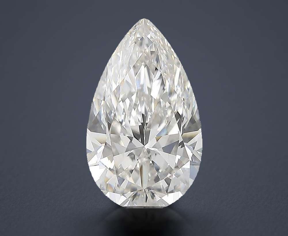4.06 Carat Pear Natural Diamond