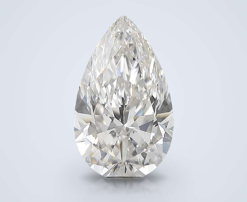 4.06 Carat Pear Natural Diamond