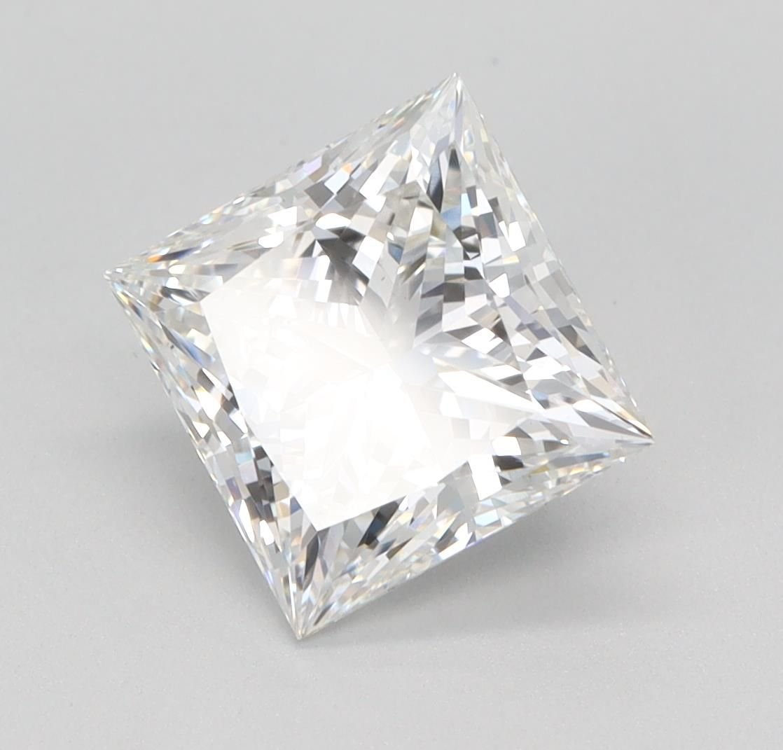 2.01ct F VS1 Rare Carat Ideal Cut Princess Lab Grown Diamond