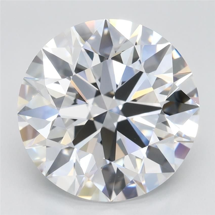 5.01ct D VVS2 Rare Carat Ideal Cut Round Lab Grown Diamond