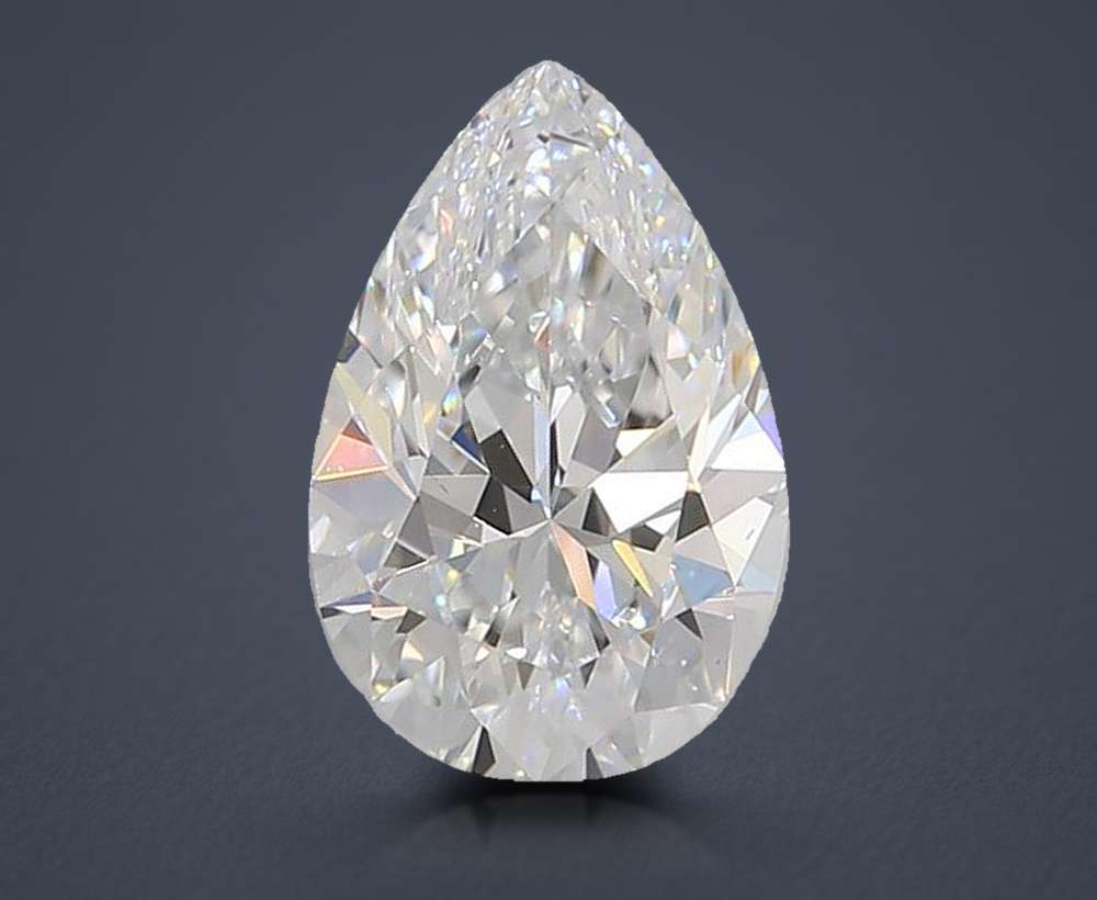 0.77 Carat Pear Lab Diamond