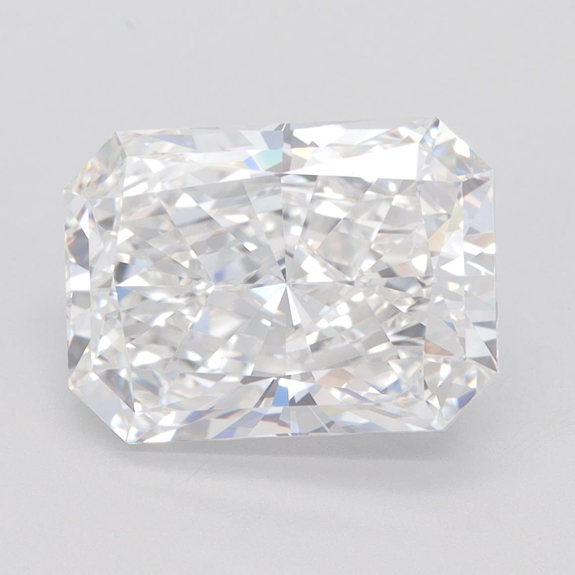 4.53ct E VVS1 Rare Carat Ideal Cut Radiant Lab Grown Diamond