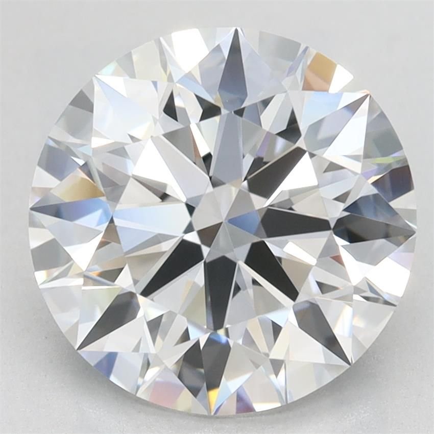 3.18ct D VVS1 Rare Carat Ideal Cut Round Lab Grown Diamond