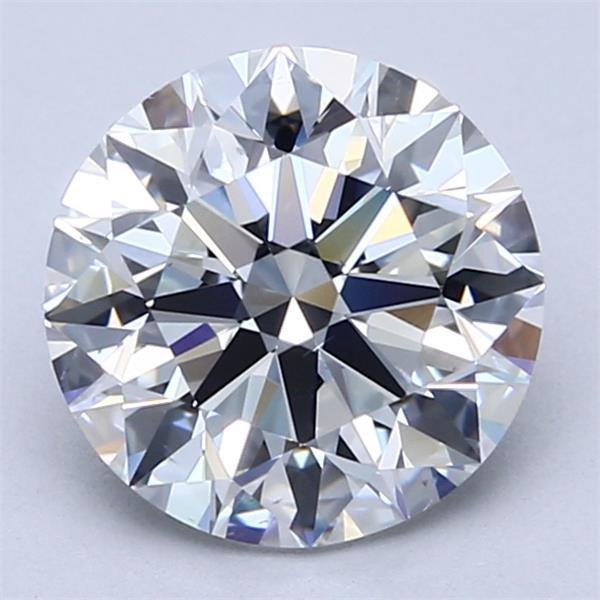 2.61ct F SI1 Rare Carat Ideal Cut Round Diamond